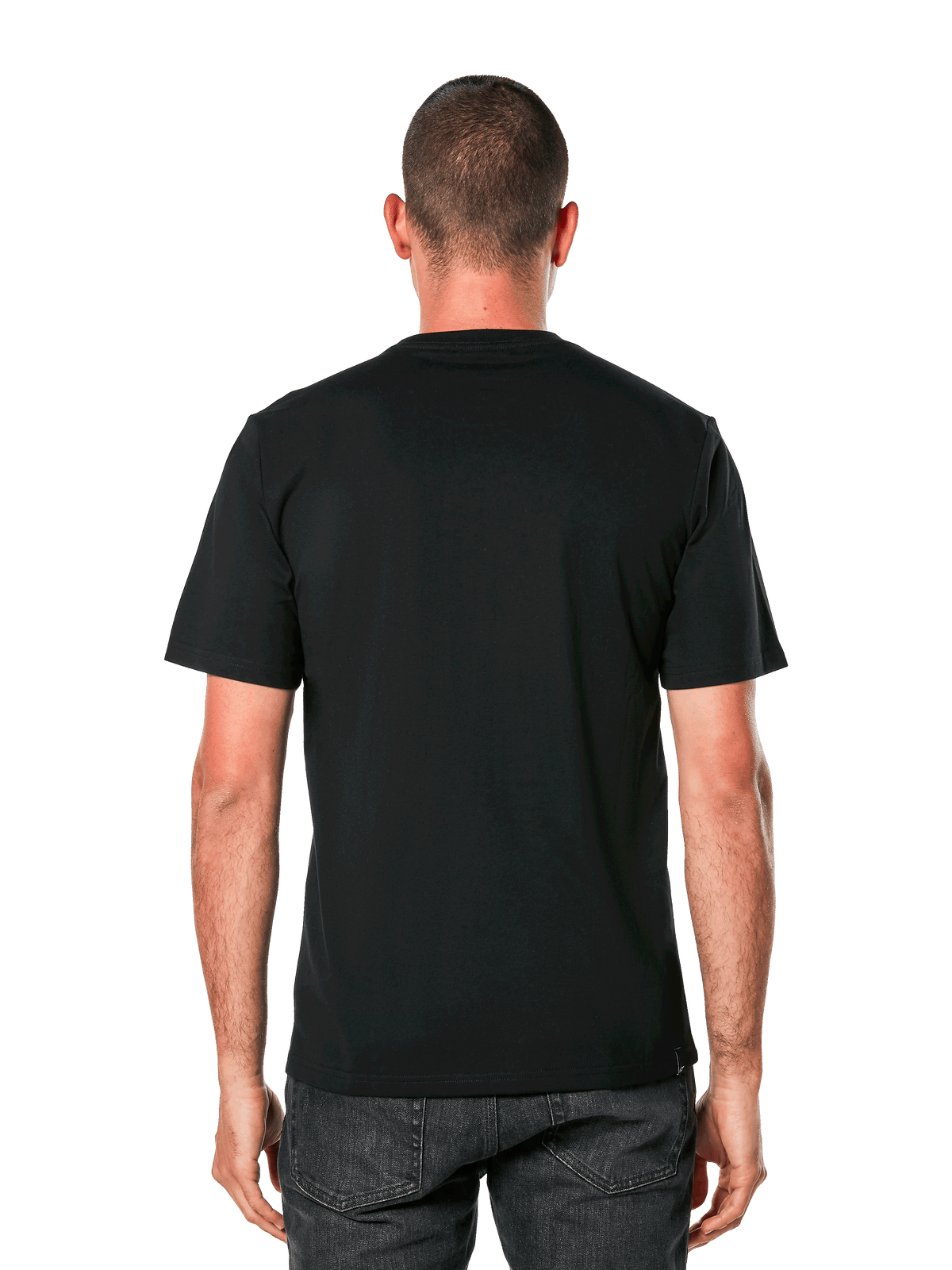 Alpinestars Cali 2.0 CSF Tee, t-shirt à manches courtes, noir, vue de dos, streetwear décontracté motorsport