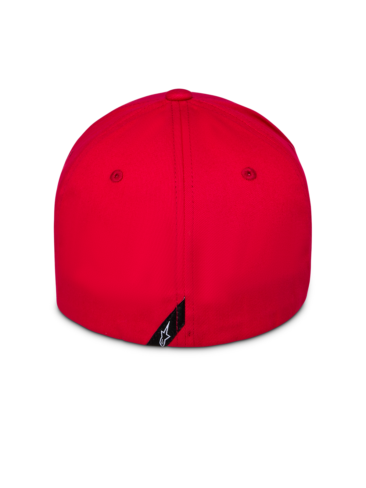 Alpinestars Pivot Hat, Red, Rear View, Flex Back Fit, Structured Crown, Small Astars Logo Label, Casual Sportswear