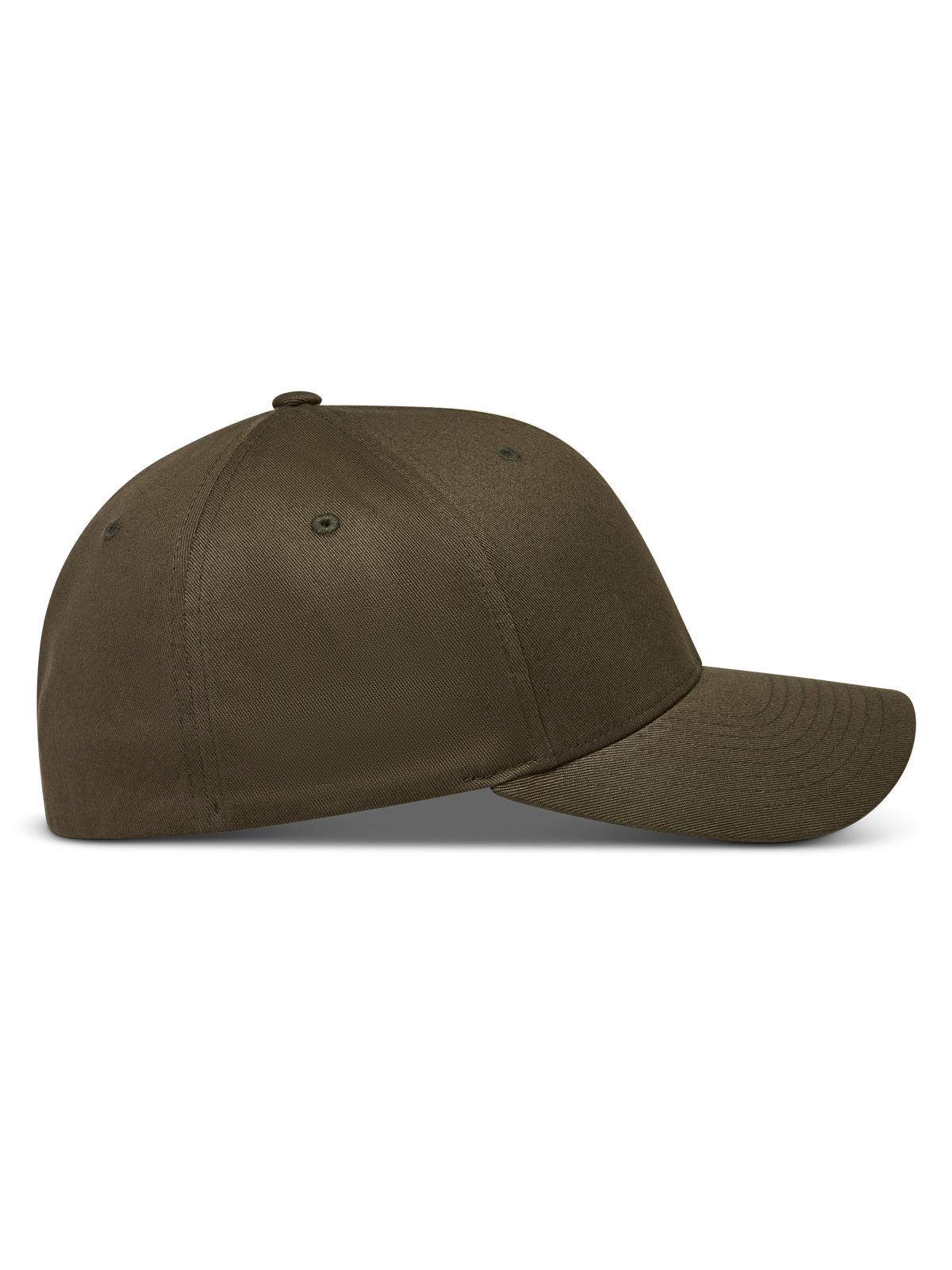 Alpinestars Pivot Casquette, casquette sportswear vert militaire, vue de profil avec visière courbée et couronne structurée en sergé