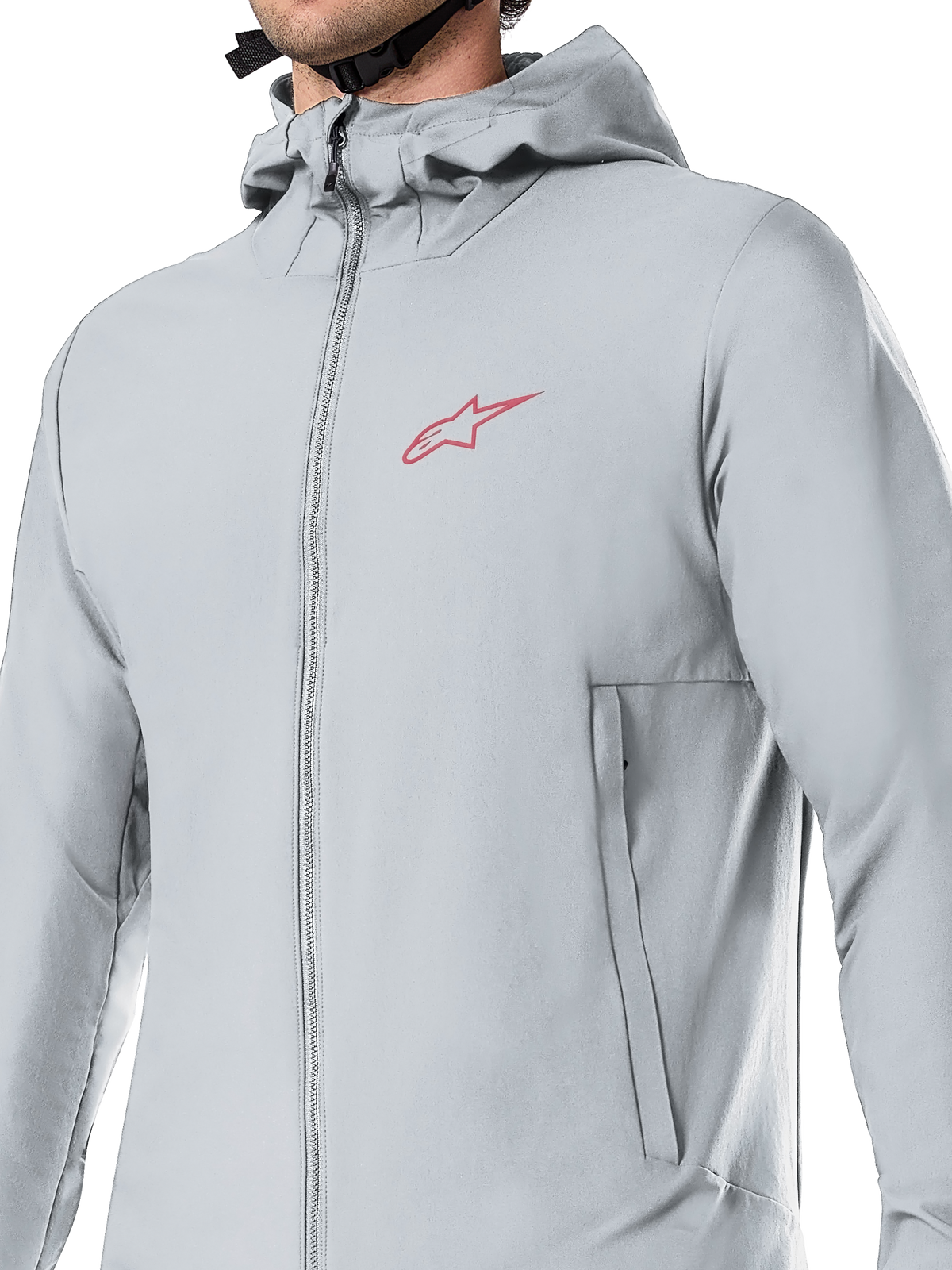 Veste thermique Alpinestars A-Dura, veste de cyclisme, gris titane, dotée d'une capuche doublée de polaire et de poches zippées, isolation légère PrimaLoft pour le VTT et le tout-terrain par temps froid