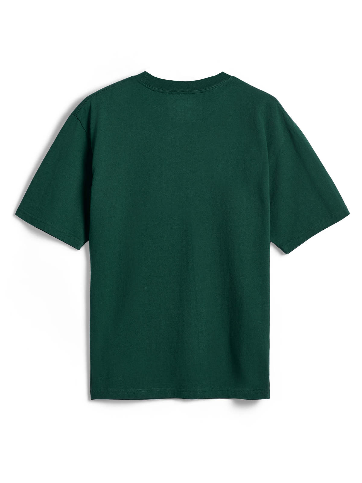Alpinestars Essentials Ageless SS Tee, t-shirt à manches courtes, vert sapin, vue de dos, couleur unie, coupe décontractée, vêtement de sport décontracté
