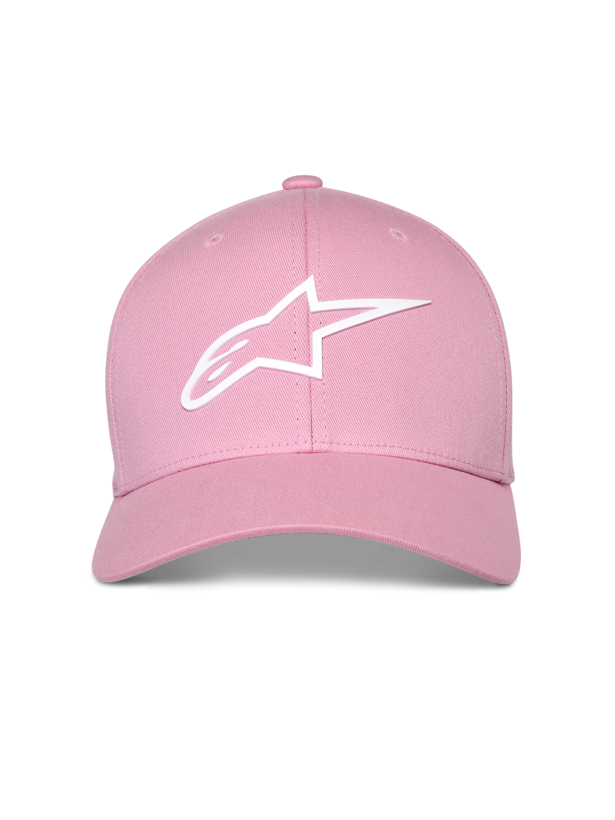 Alpinestars Ageless Multi Hat, rose, logo Astars 3D blanc, visière incurvée avec couronne structurée, casquette sportswear décontractée
