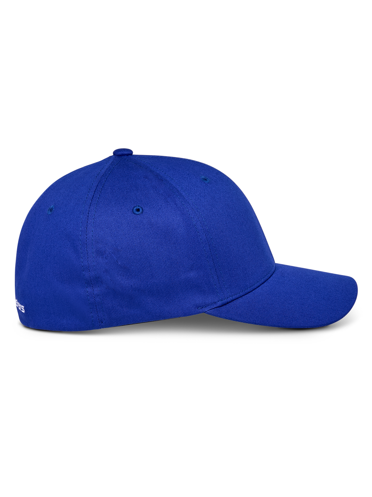 Casquette Alpinestars Corp Shift Multi, bleu, vue de profil, visière courbée avec couronne structurée, tissu en sergé de coton extensible, accessoire décontracté inspiré du sport automobile