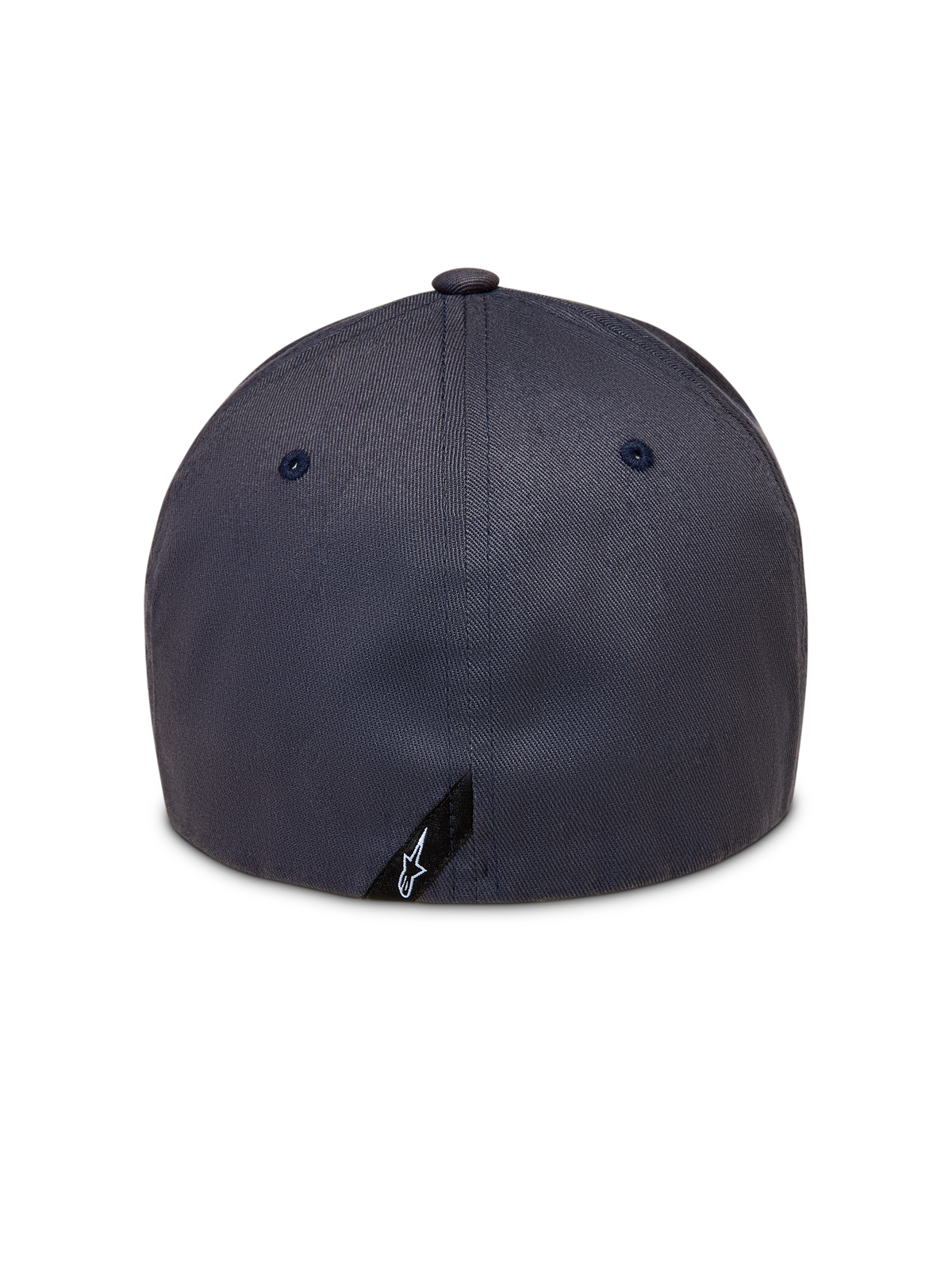 Alpinestars Maze, casquette à dos flexible, gris foncé, sergé, vue arrière avec détail du logo Astars