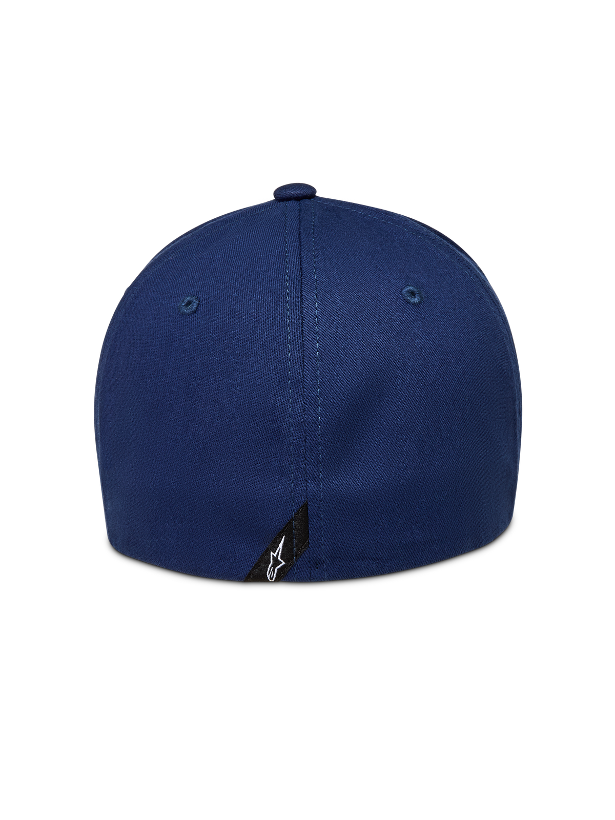 Alpinestars Arclight, casquette sportswear bleu marine, vue de dos avec dos flexible et logo Astars