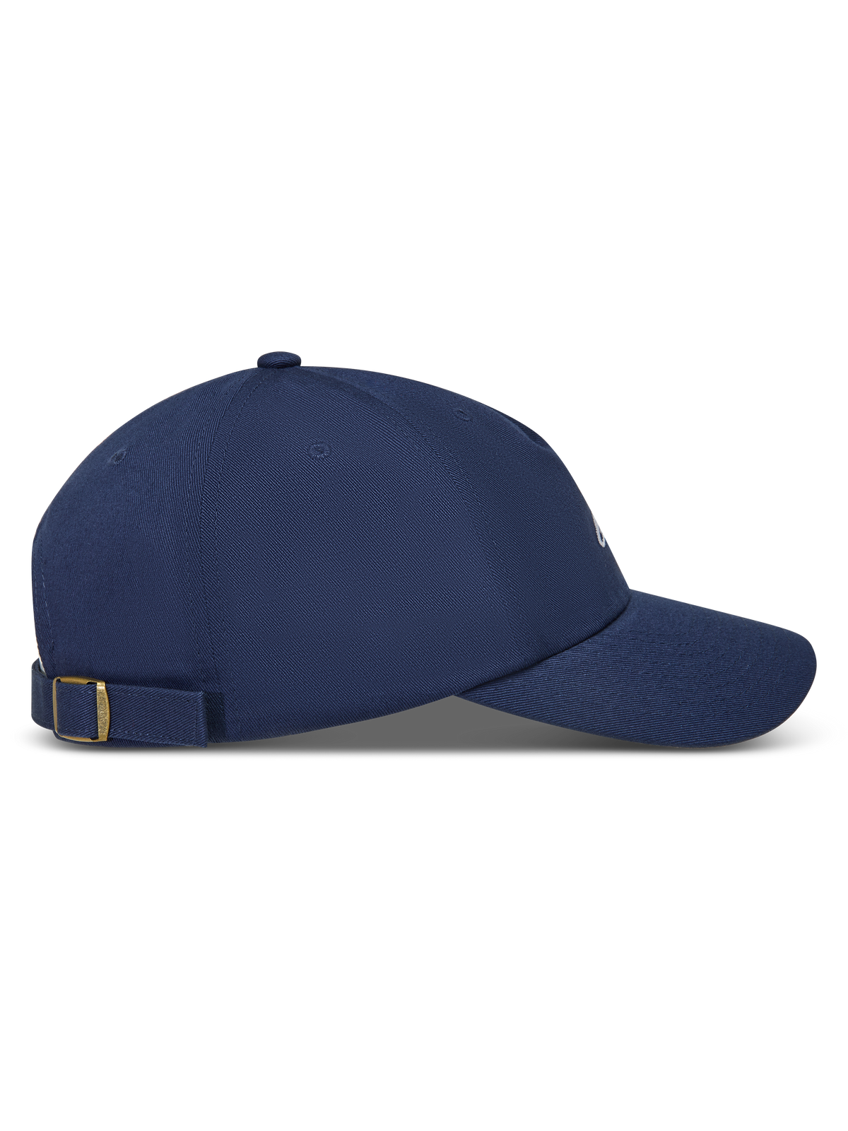 Alpinestars Dylan Dad Casquette, casquette sportswear bleu marine en sergé, visière courbée et sangle arrière, vue de profil