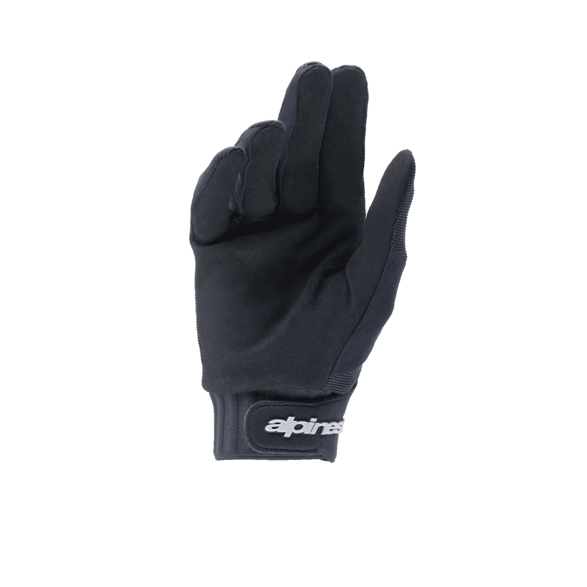 Gants Alpinestars A-Dura, gants de VTT noirs, paume en daim synthétique pour l'adhérence et la durabilité, poignet en néoprène avec fermeture à crochet et boucle, équipement de performance polyvalent pour le VTT