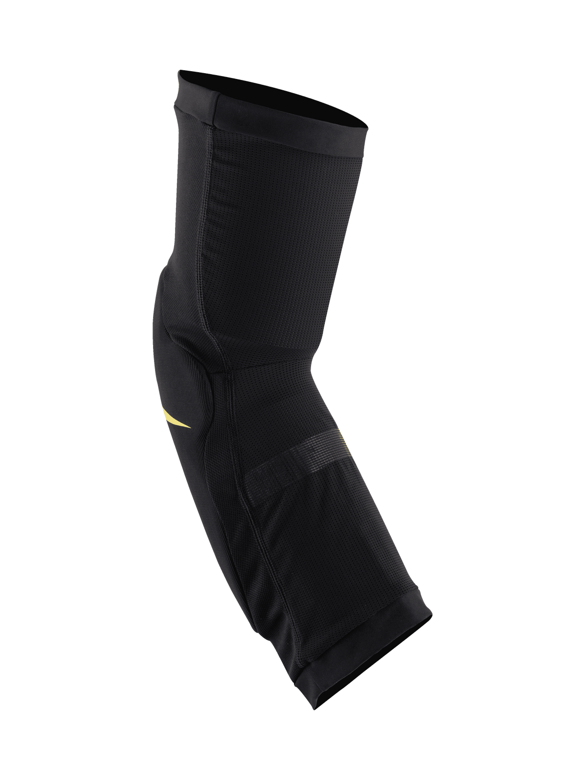 Genouillères Alpinestars Paragon Plus, noir et jaune acide, protection légère à enfiler avec maille extensible respirante, conception ergonomique préformée pour le VTT et le tout-terrain