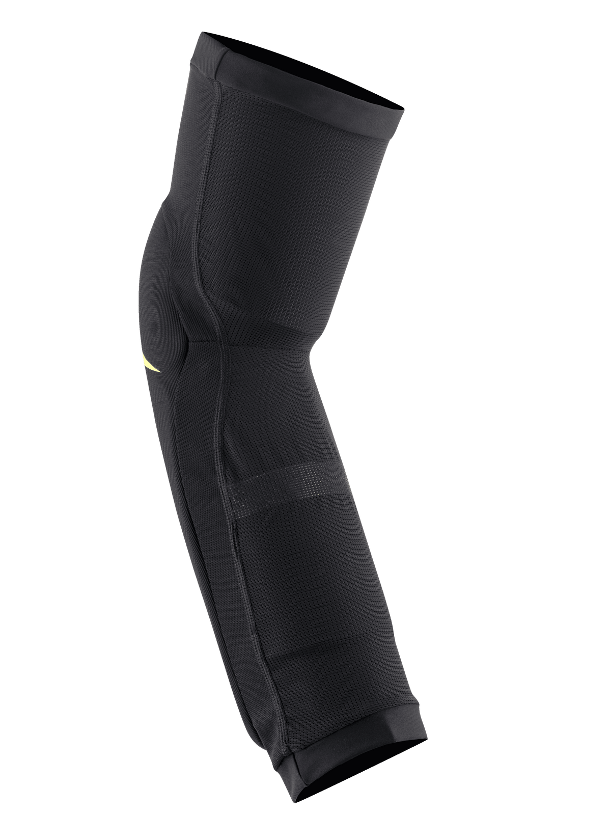 Protections Genou/Tibia Alpinestars Paragon Plus, Noir Jaune Acide, manchon de protection à enfiler, doté d'une construction en maille respirante et d'un design ergonomique préformé pour la pratique du VTT trail