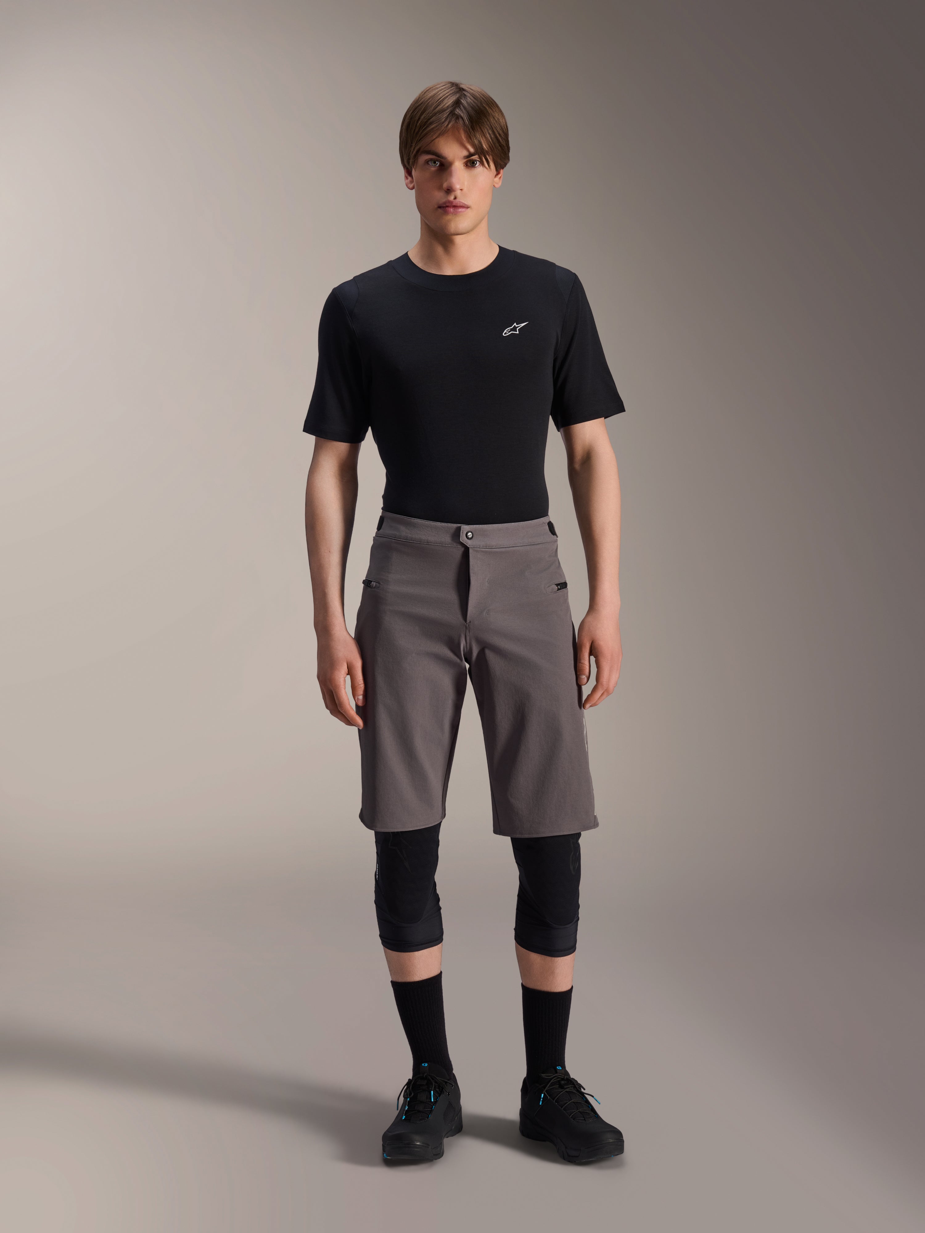 Shorts A-Dura Elite - Shorts Cyclisme Gris | Alpinestars®