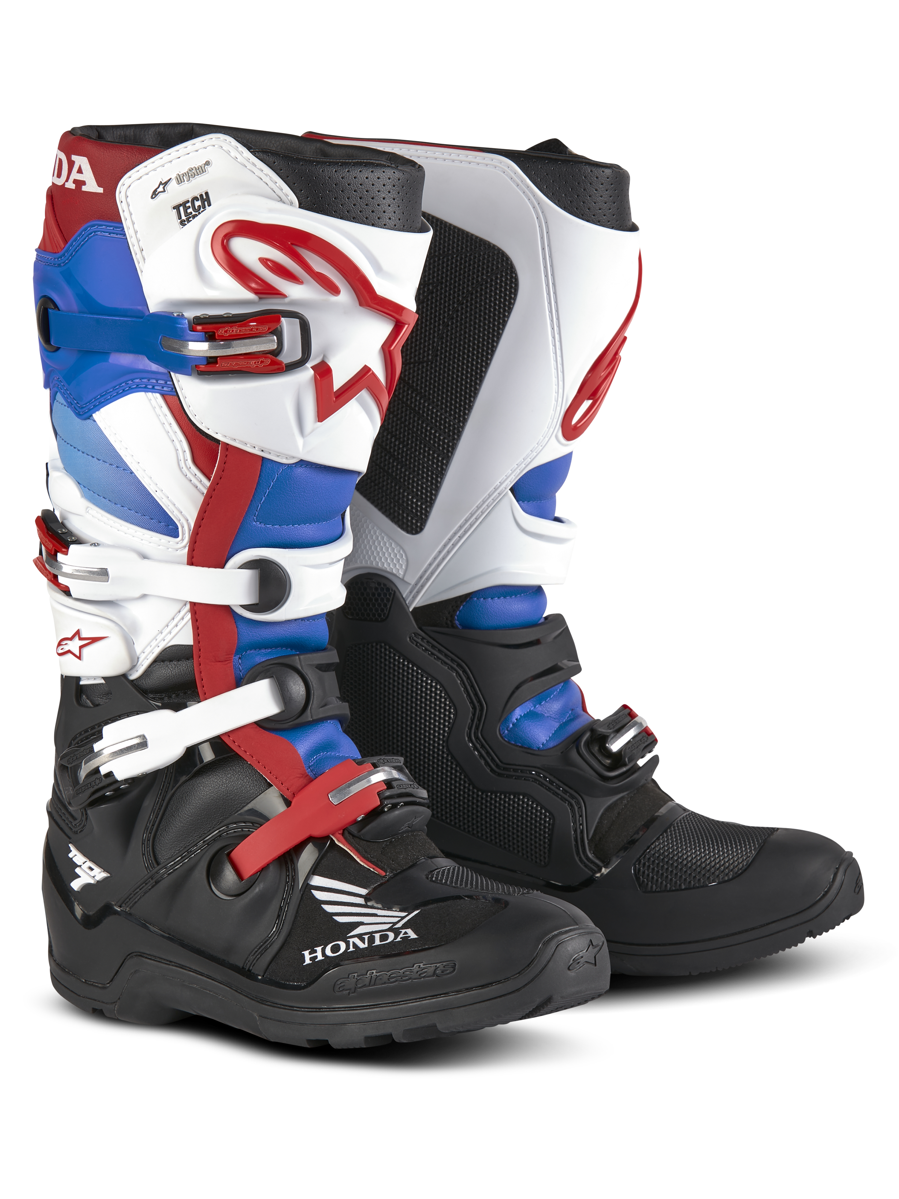 Honda Tech 7 Enduro Drystar® - Black MX Boots | Alpinestars® Honda Tech 7 Enduro Drystar® - Black MX Boots | Alpinestars®