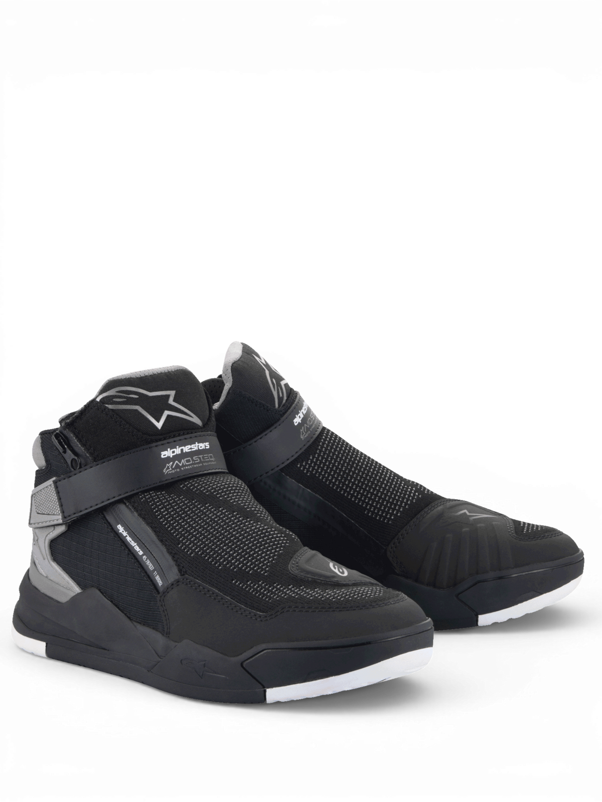 Alpinestars Speedflight Street, chaussures de moto urbaines pour homme, noires et grises, maille respirante, certifiées CE.