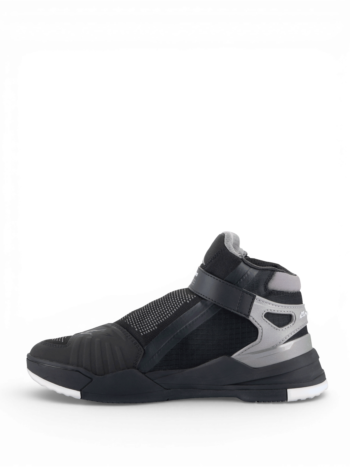 Alpinestars Chaussures Street Speedflight, chaussures de moto urbaines pour homme, noires et gris métal, dotées d'un zip latéral et d'une sangle auto-agrippante, style technique pour la ville