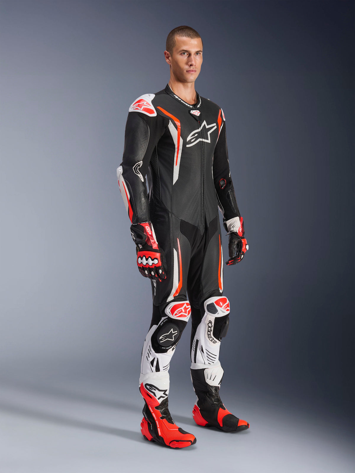Combinaison En Cuir GP Tech V5 1 Pièce