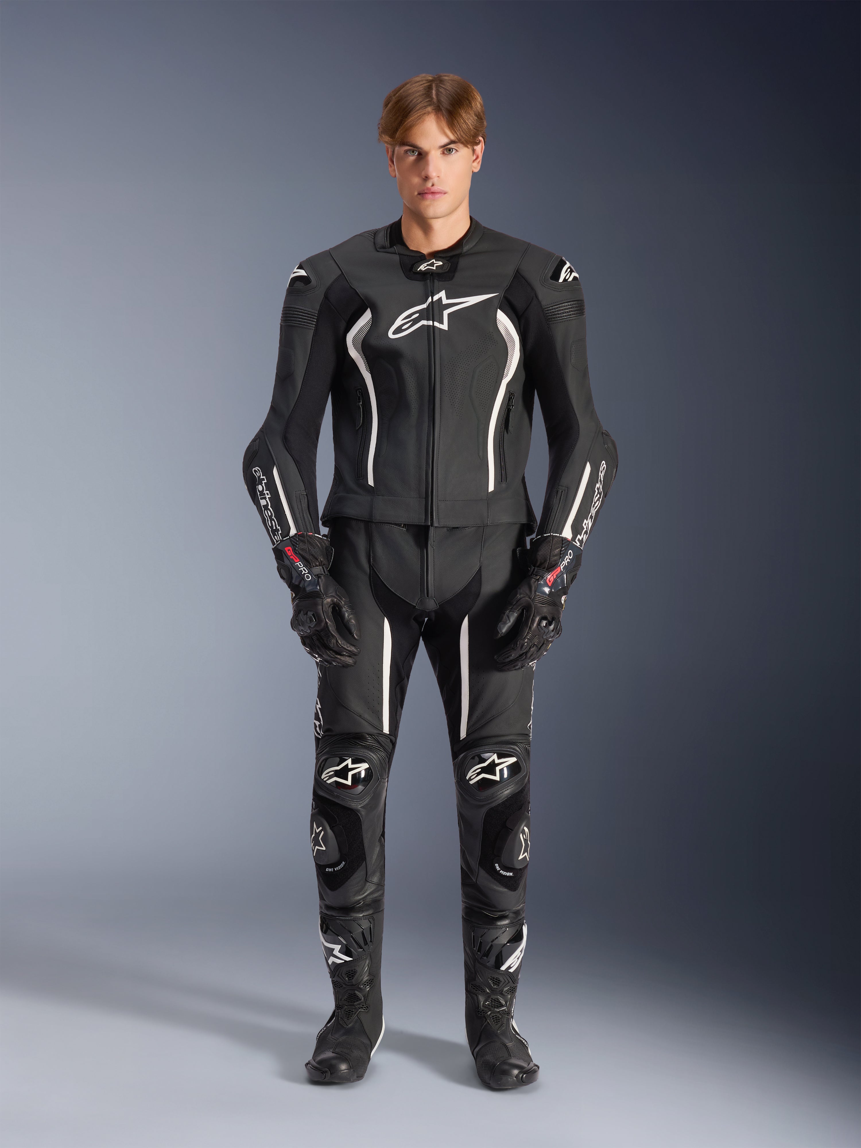 Missile V2 2-Piece - Black Motorcycle Suit | Alpinestars®