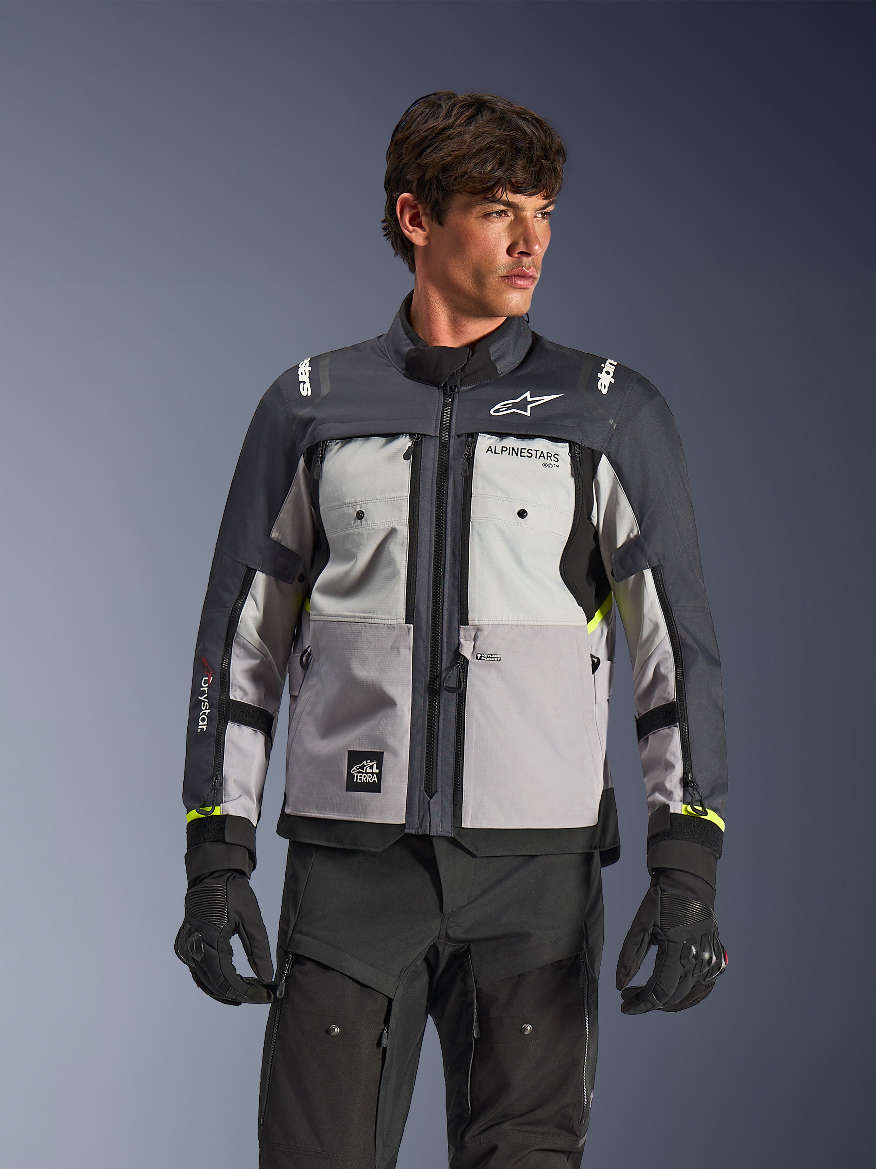 Cusco Drystar® Jacket - Gray Motorcycle Textile Jacket | Alpinestars®