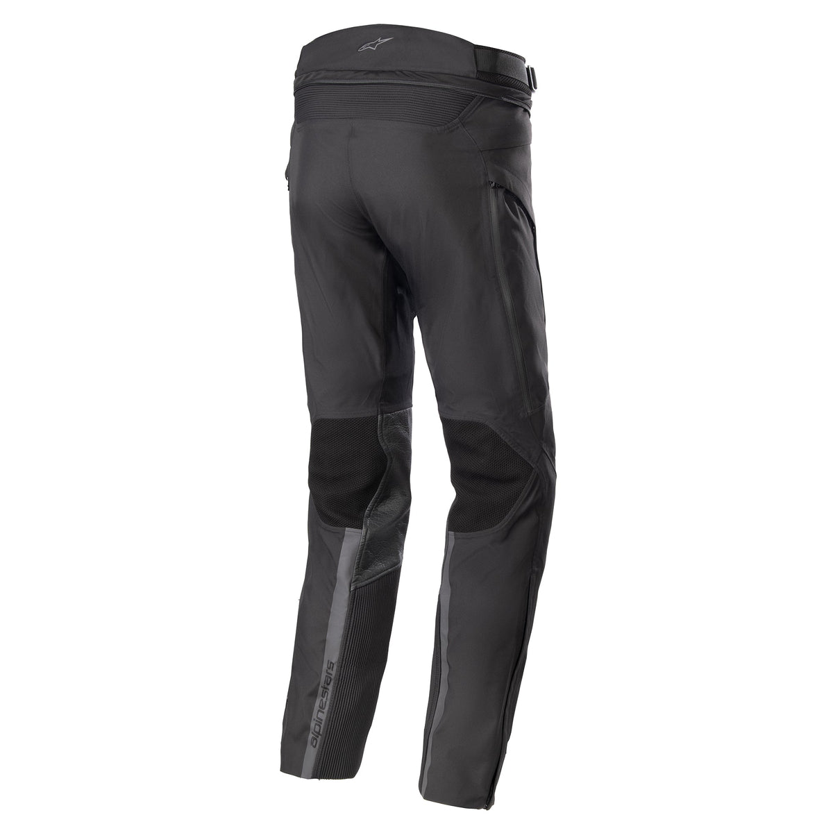Alpinestars AMT-10 Drystar® XF, pantalon de moto touring pour homme, noir, imperméable avec zones RIDEKNIT®, vue arrière