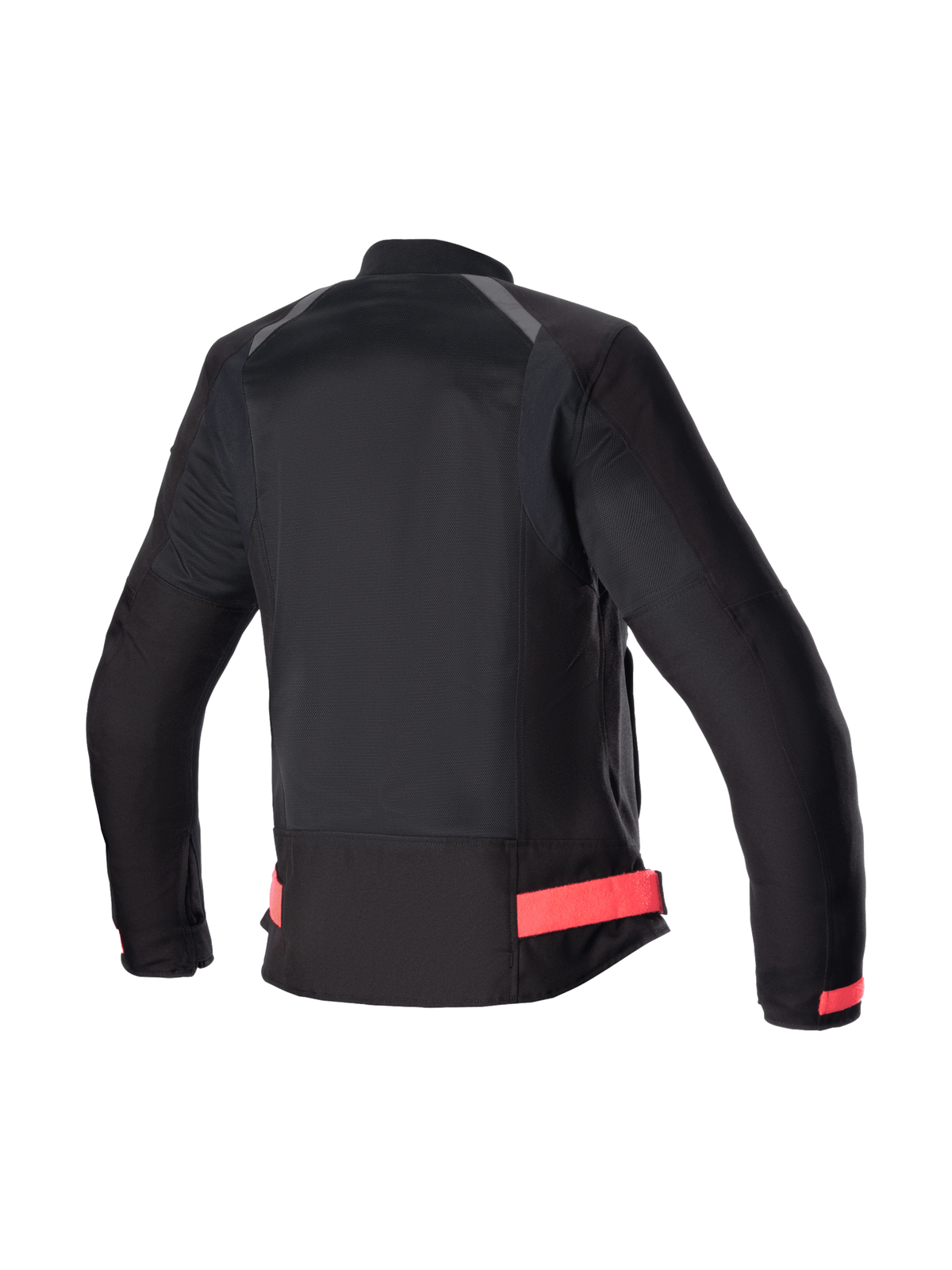 Alpinestars Eloise V2 Women's Air Jacket in black and pink, rear view of ventilated urban textile motorcycle jacket.