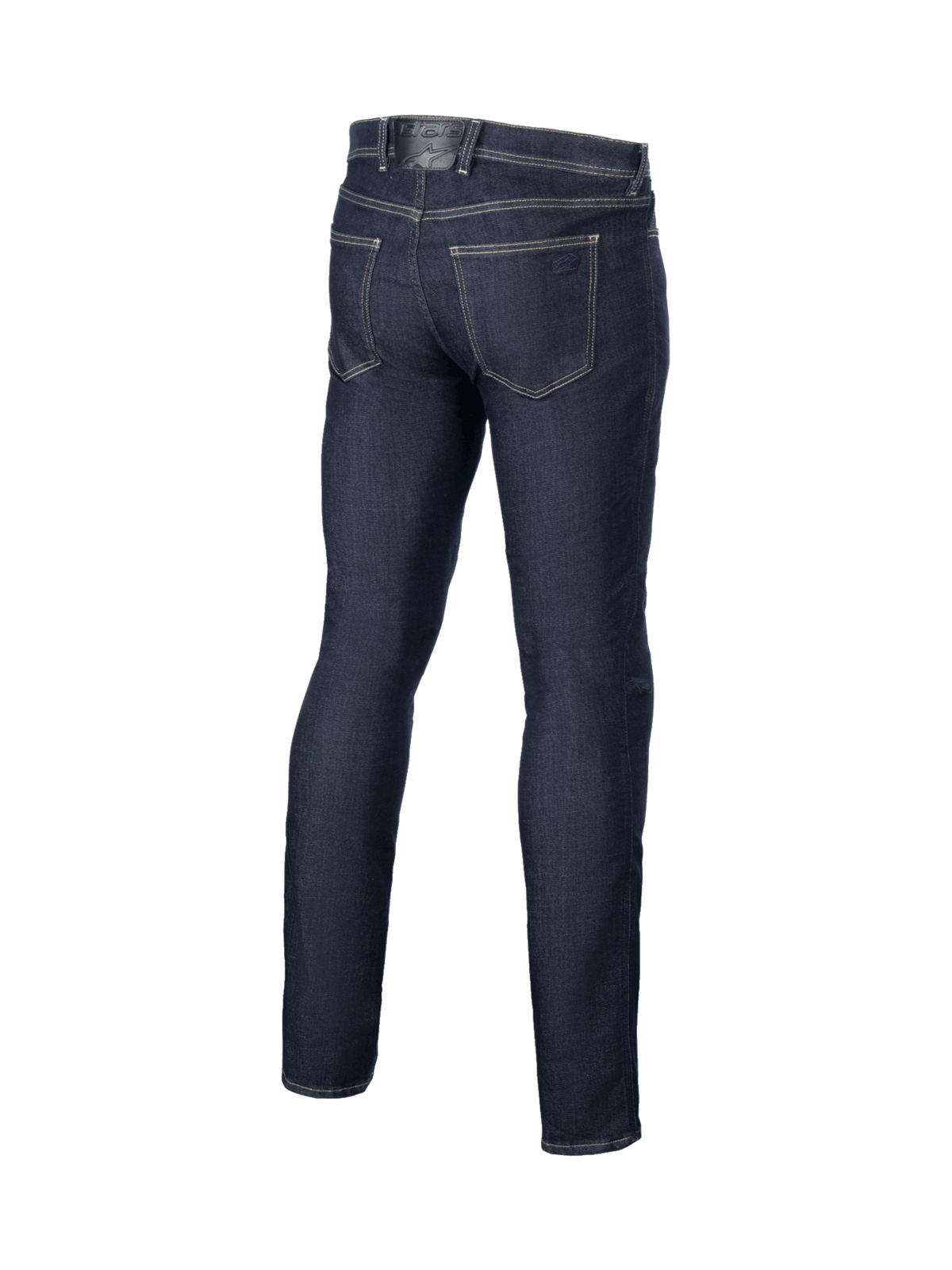 Alpinestars Pantalon Denim Stretch Cult-8, jeans de moto urbain pour homme, bleu, denim extensible, vue de dos