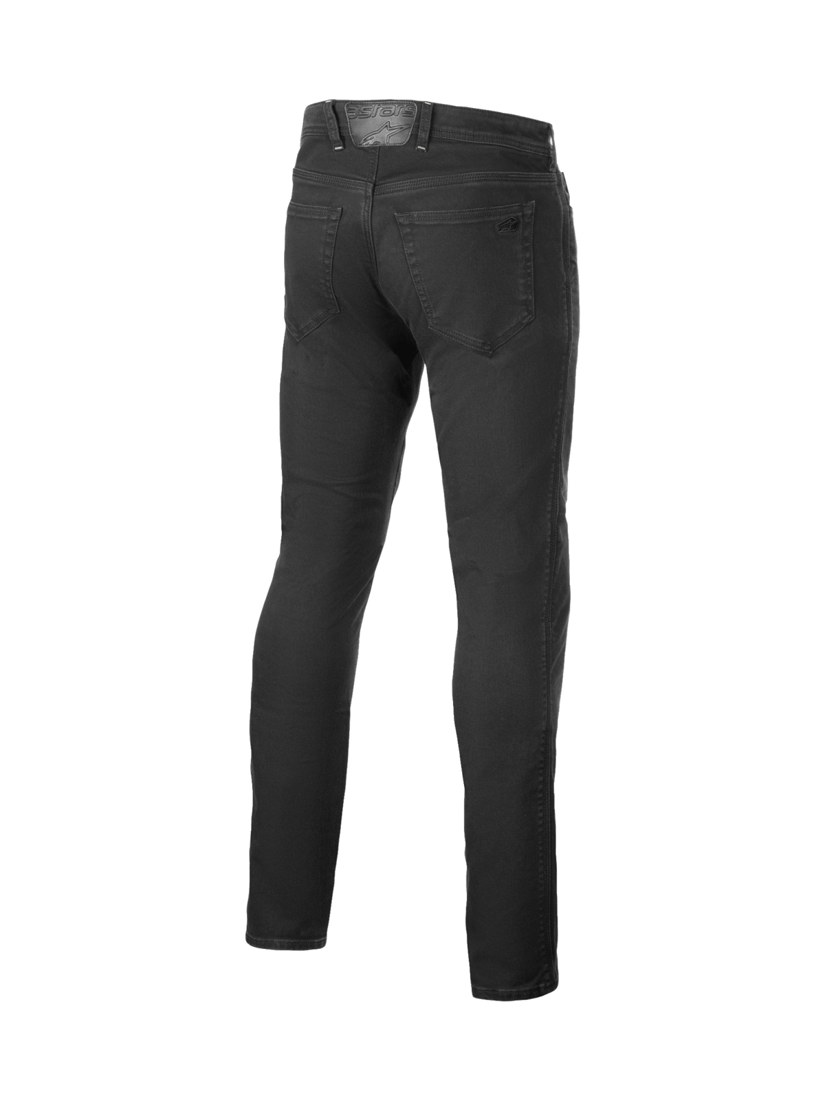 Alpinestars Pantalon Denim Copper V3, jean de moto urbain pour homme, noir, coupe droite, vue de dos