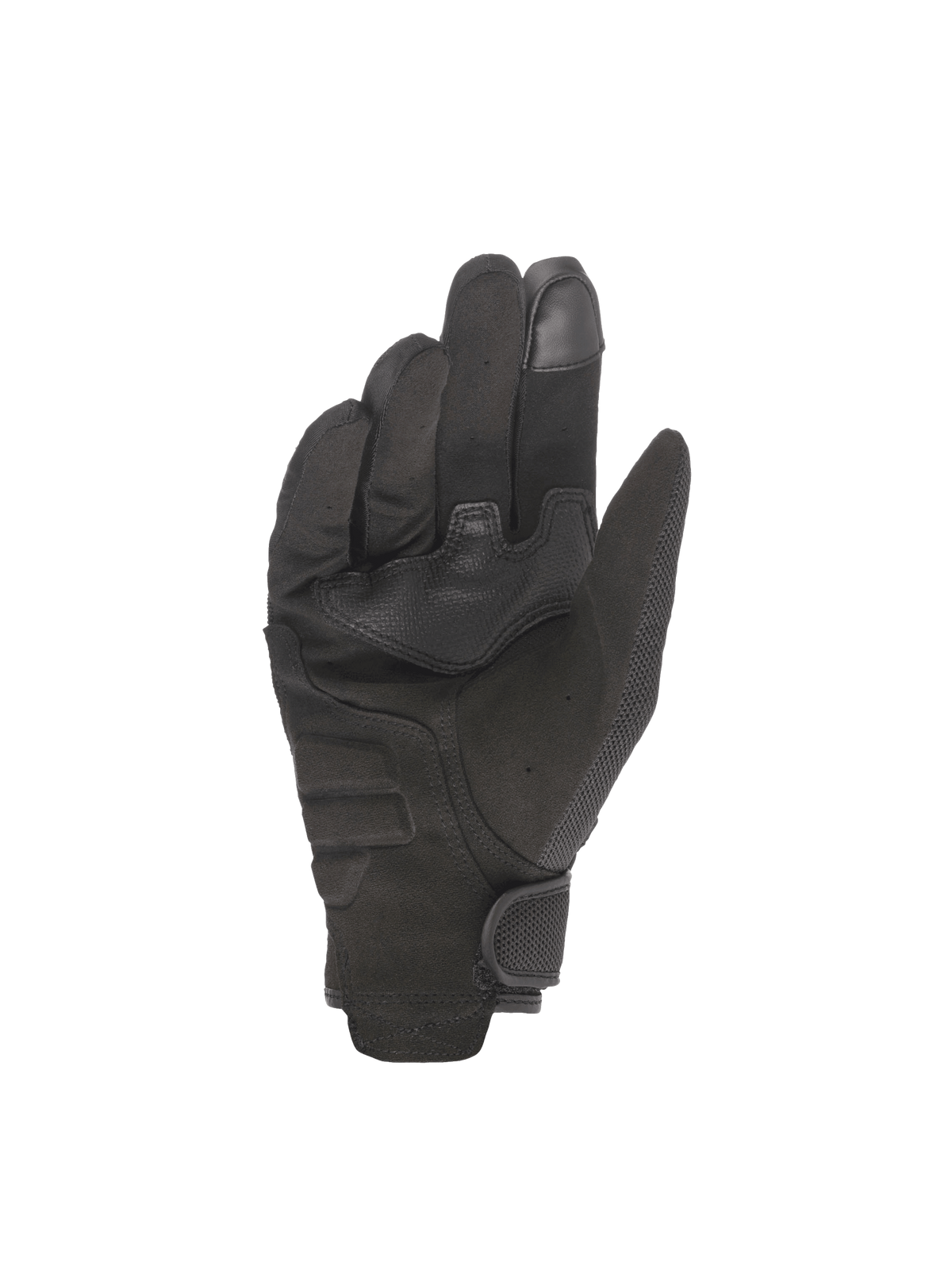 Alpinestars gants Copper, gants de moto urbains noirs pour homme, paume en daim synthétique avec renfort et index compatible avec les écrans tactiles
