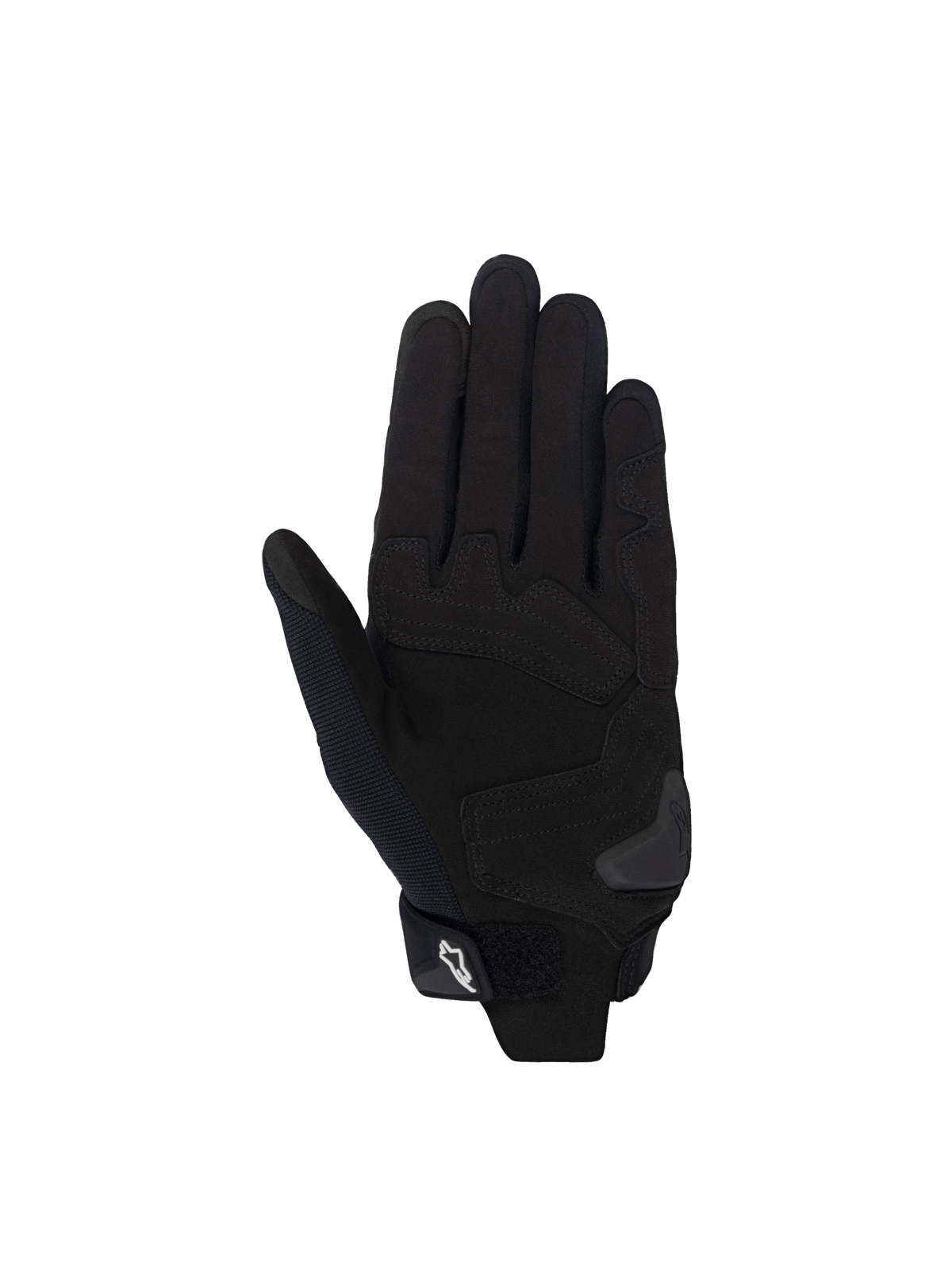 Alpinestars Stella SP X 1, gants de moto racing pour femme, noirs, paume en cuir synthétique avec slider TPR, certifiés CE
