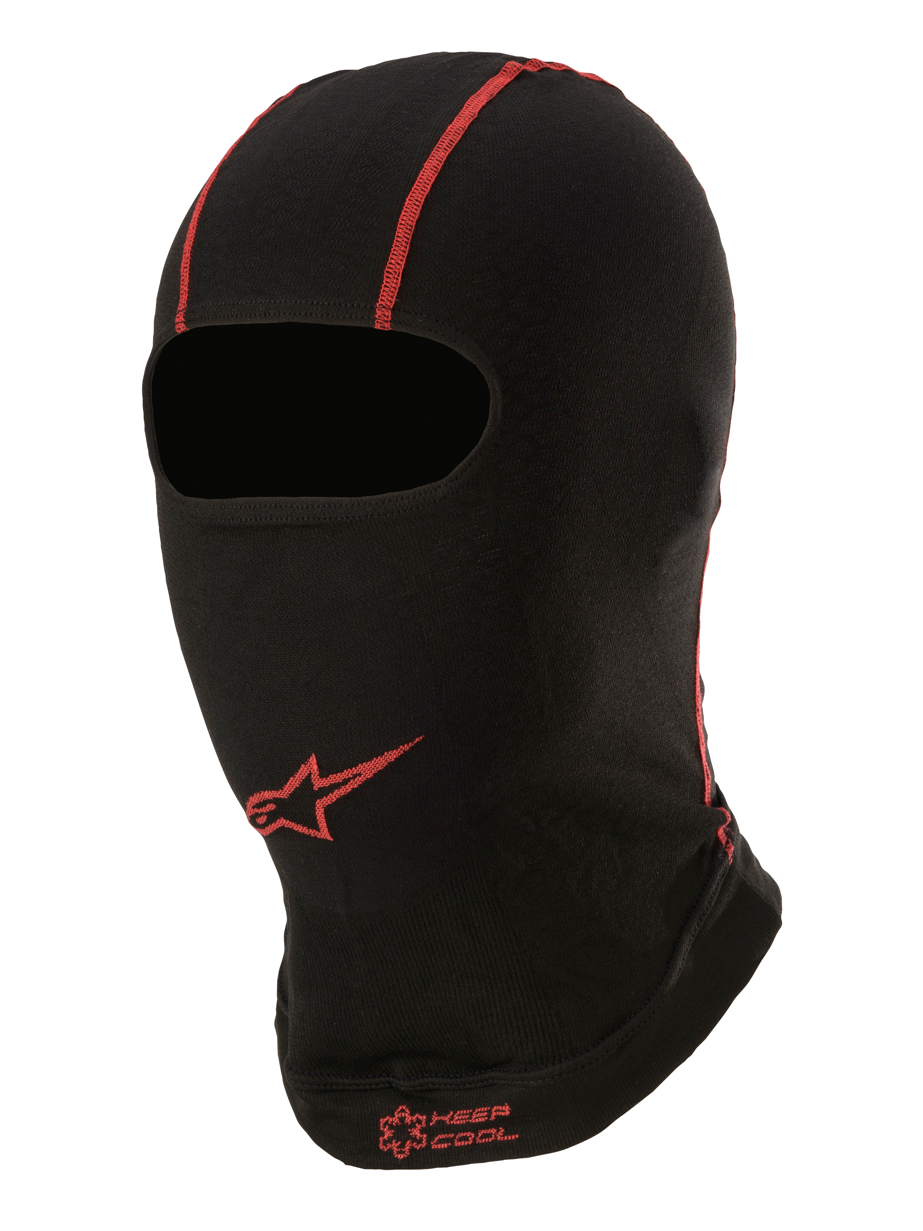 KX V2 - Black Red Karting Balaclava | Alpinestars®