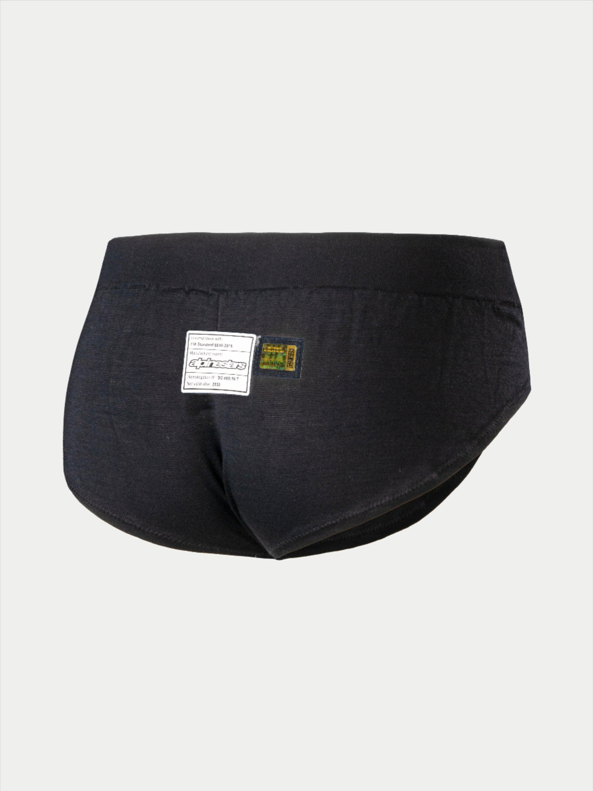 Culotte Alpinestars Stella TECH ZX, sous-vêtement de course pour femme, noir, avec étiquette d'homologation FIA blanche à l'arrière, couche de base résistante aux flammes pour le sport automobile