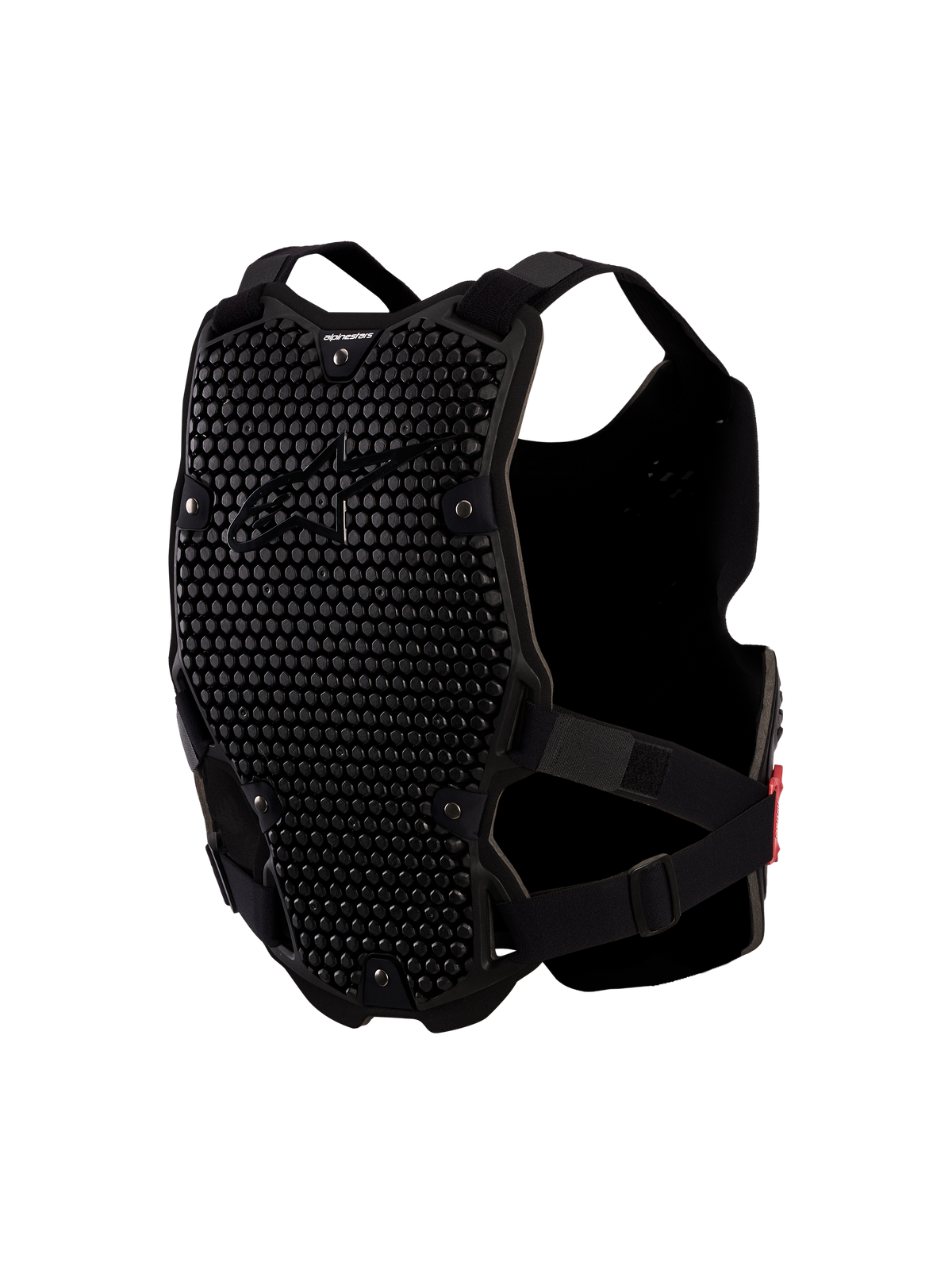 Alpinestars Protecteur De Poitrine Bionic Action V2, protection motocross pour homme, noir, panneaux A-Morph ventilés