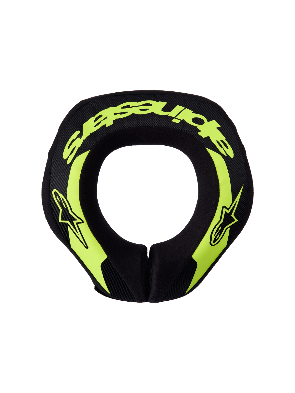 Alpinestars coussin de cou Sequence junior, protection de cou pour motocross, jaune fluo et noir, design ergonomique