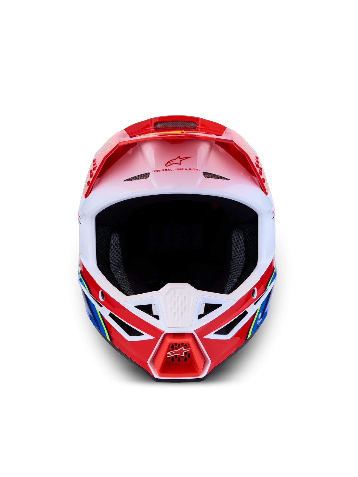 Casque Alpinestars SM3 Falcon ECE06, casque de motocross rouge et blanc, coque thermo-injectée, certifié ECE 22.06