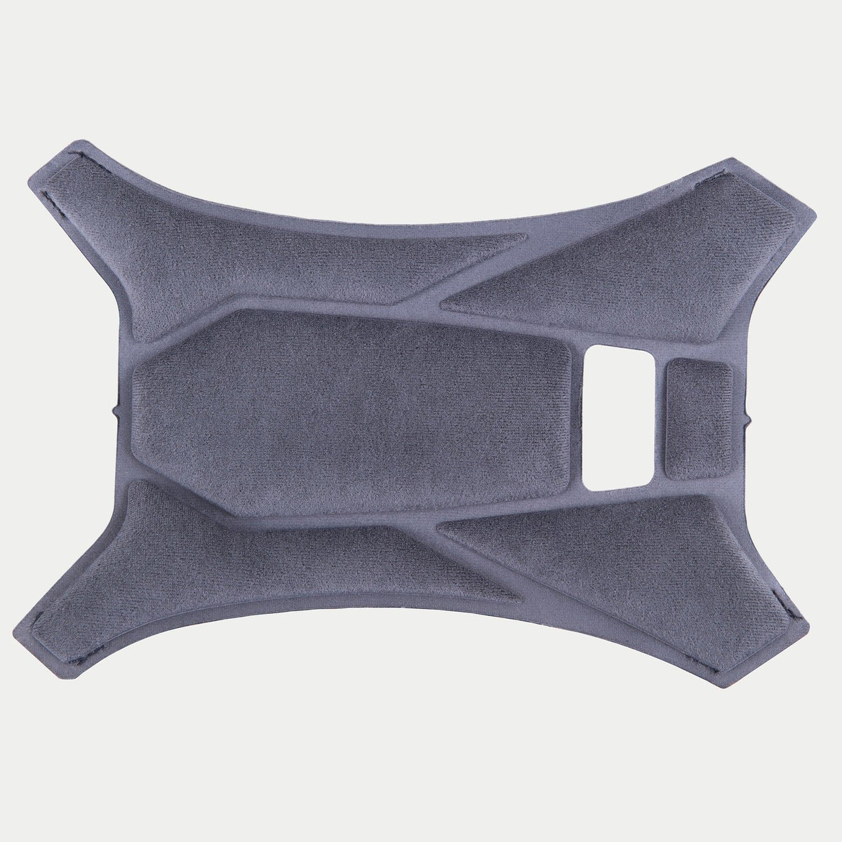 Alpinestars Supertech R10 Top Pad, Gris, coussin de couronne de remplacement officiel pour casques S-R10, doté d'un tissu doux avec des sections rembourrées géométriques et des découpes de ventilation pour le confort intérieur