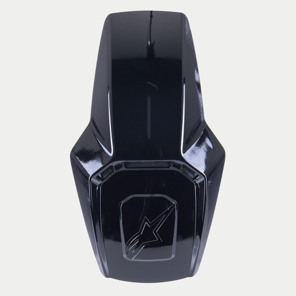 Alpinestars Supertech R10 Top Vent, accessoire pour casque, noir brillant, pièce de rechange pour casques S-R10 avec finition brillante et logo embossé