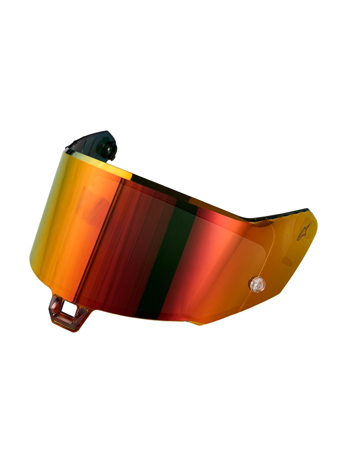 Alpinestars Écran Supertech R-10/R-7 Absolute Vision Gen2.1-R, écran de rechange pour casque moto, rouge miroir, construction en polycarbonate