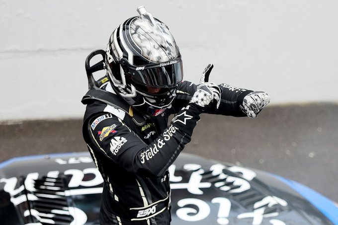COREY HEIM IS THE WINNER OF THE NASCAR CUP SERIES BRICKYARD 400 RACE AT INDIANAPOLIS MOTOR SPEEDWAY