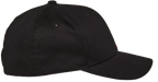 Alpinestars Corp Shift 2 Curved Brim, casquette, noir, vue de profil, visière courbée, couronne structurée avec œillets, couvre-chef décontracté inspiré des sports mécaniques