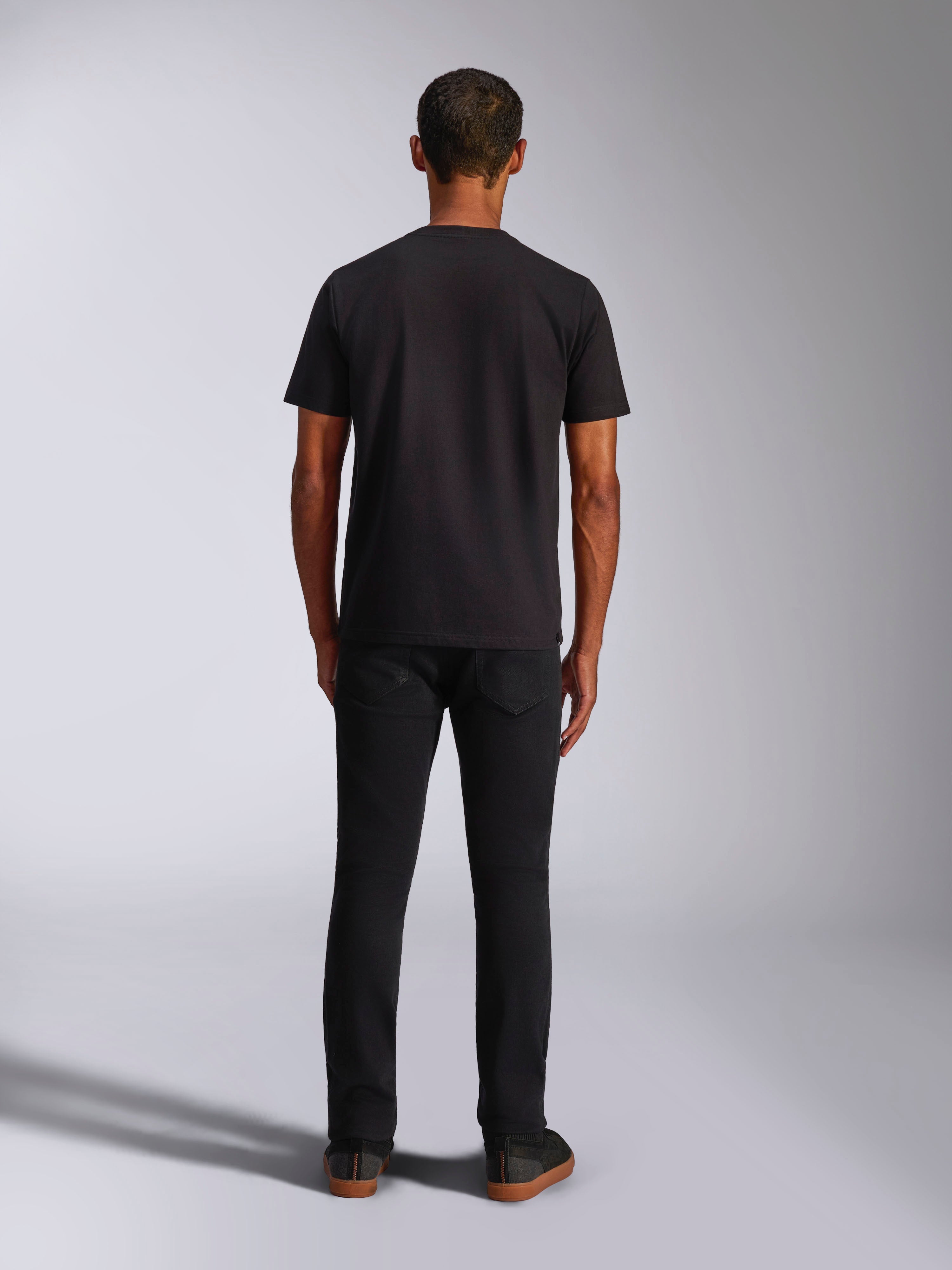 Alpinestars Ageless 2.0 CSF Tee, t-shirt à manches courtes, noir, vue de dos, vêtements streetwear décontractés inspirés du sport automobile