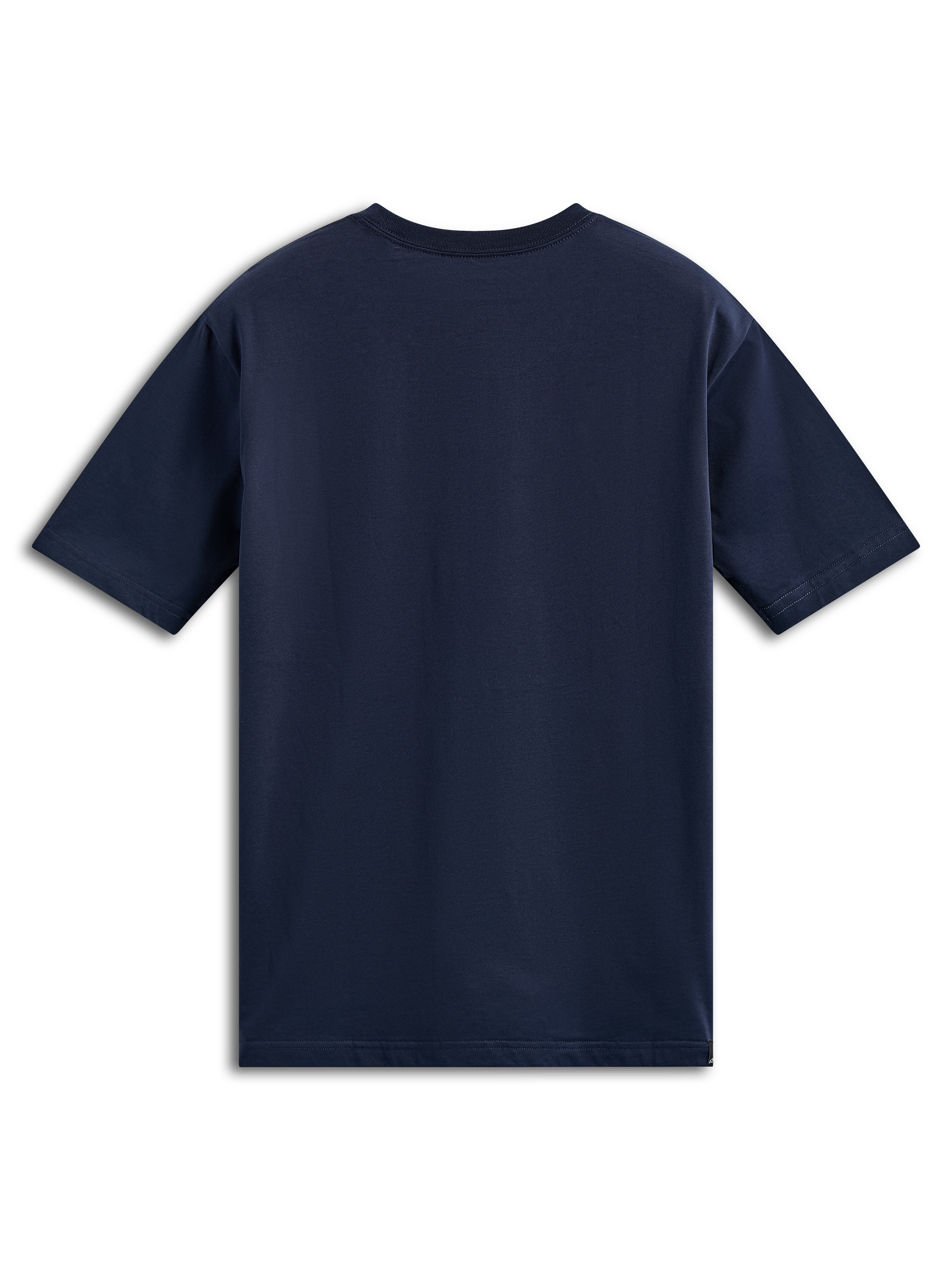 T-shirt Alpinestars Ageless Shadow CSF, t-shirt à manches courtes, bleu marine, vue de dos, design sobre et décontracté inspiré du sport automobile