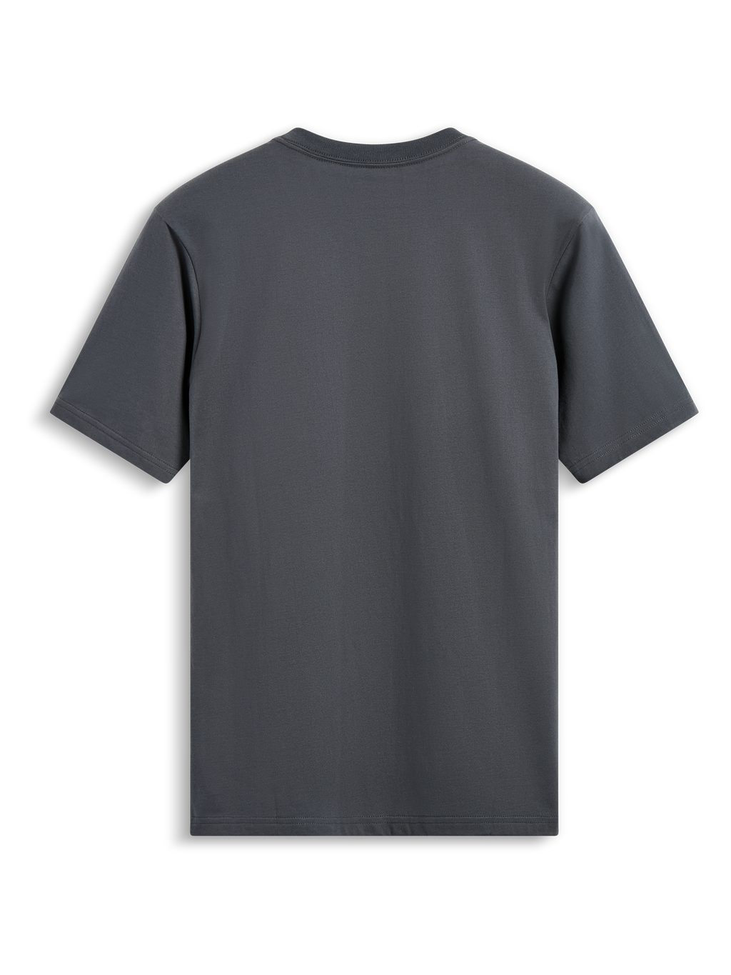 Alpinestars Always 2.0 CSF Tee, t-shirt à manches courtes, gris anthracite, vue arrière unie, streetwear décontracté inspiré des sports mécaniques