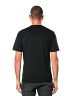 Alpinestars Cali 2.0 CSF Tee, t-shirt à manches courtes, noir, vue de dos, streetwear décontracté motorsport