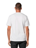 Alpinestars Galun CSF Tee, t-shirt à manches courtes, blanc, vue de dos unie, vêtement sportswear décontracté, style streetwear