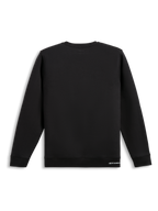 Alpinestars Sweat Positive Crew, sweat-shirt sportswear noir, vue de dos mettant en valeur un design épuré en mélange de coton avec des finitions côtelées