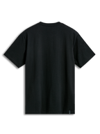 T-shirt Alpinestars Cereal CSF, t-shirt à manches courtes, noir, vue de dos, design sobre avec petite étiquette de marque externe à l'ourlet, vêtement streetwear décontracté inspiré du sport automobile
