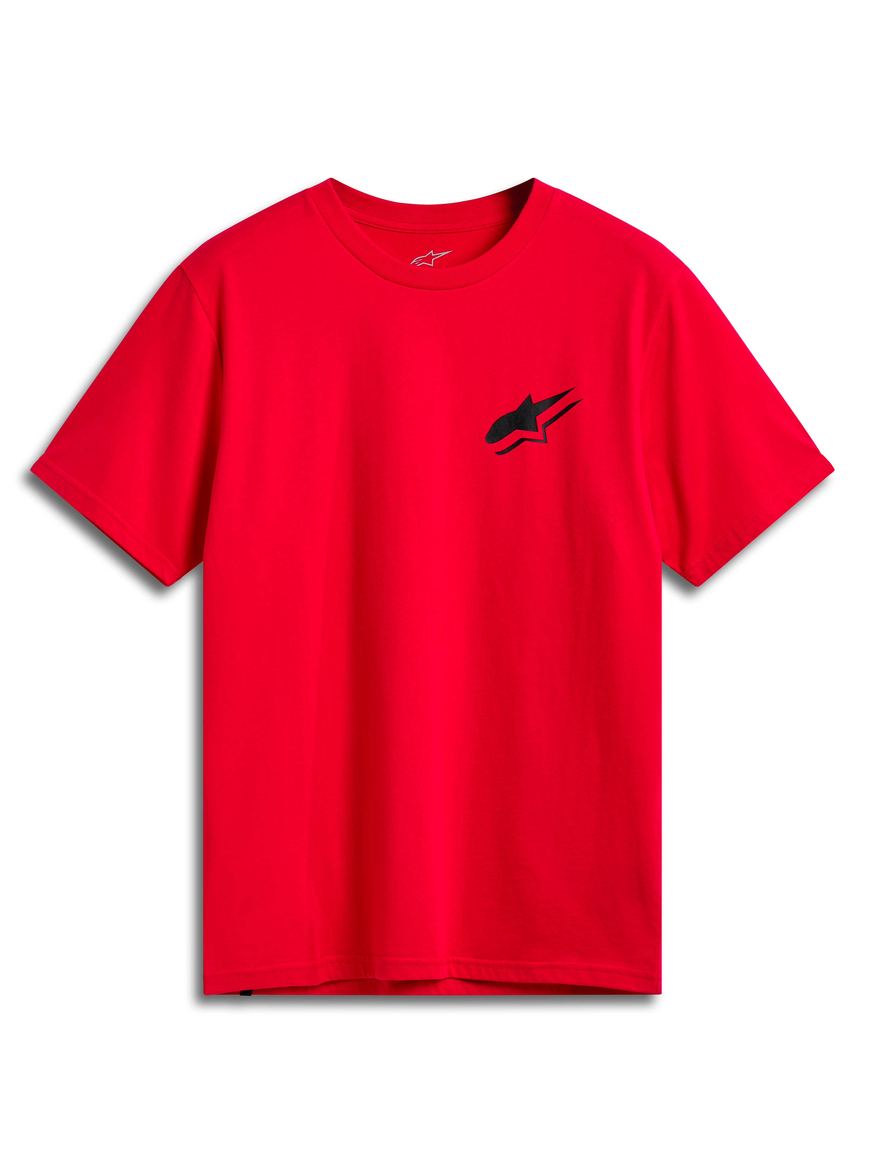 Alpinestars Formulate CSF Tee, Short Sleeve T-Shirt, Red, Small Black Astars logo on chest, Casual Motorsport Streetwear