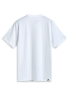 Alpinestars Dot Carbon CSF Tee, white short-sleeve sportswear t-shirt, rear view showing internal neck print and external labeling