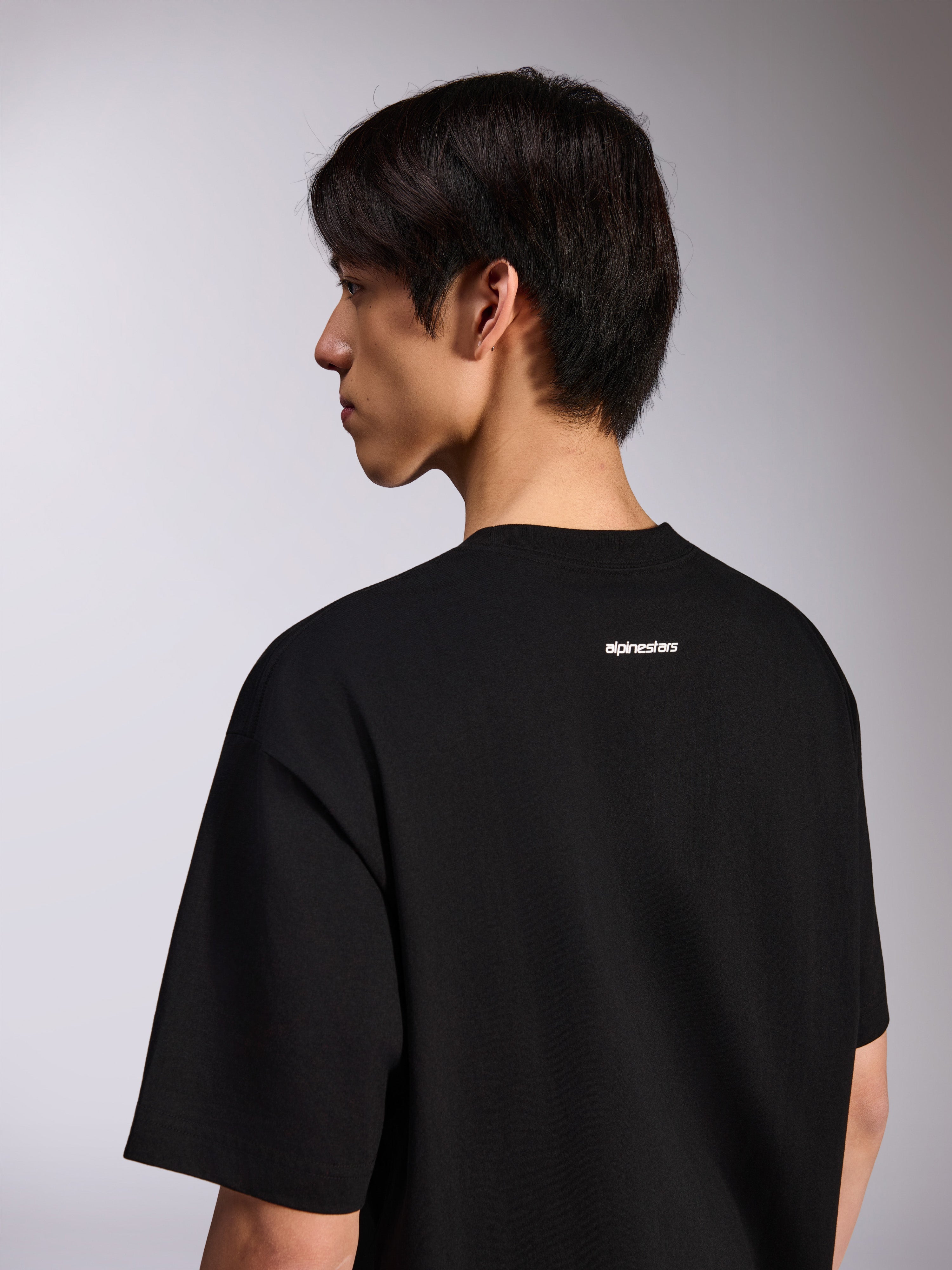 Focused Oversized CSF - Black Sportswear Tee | Alpinestars®