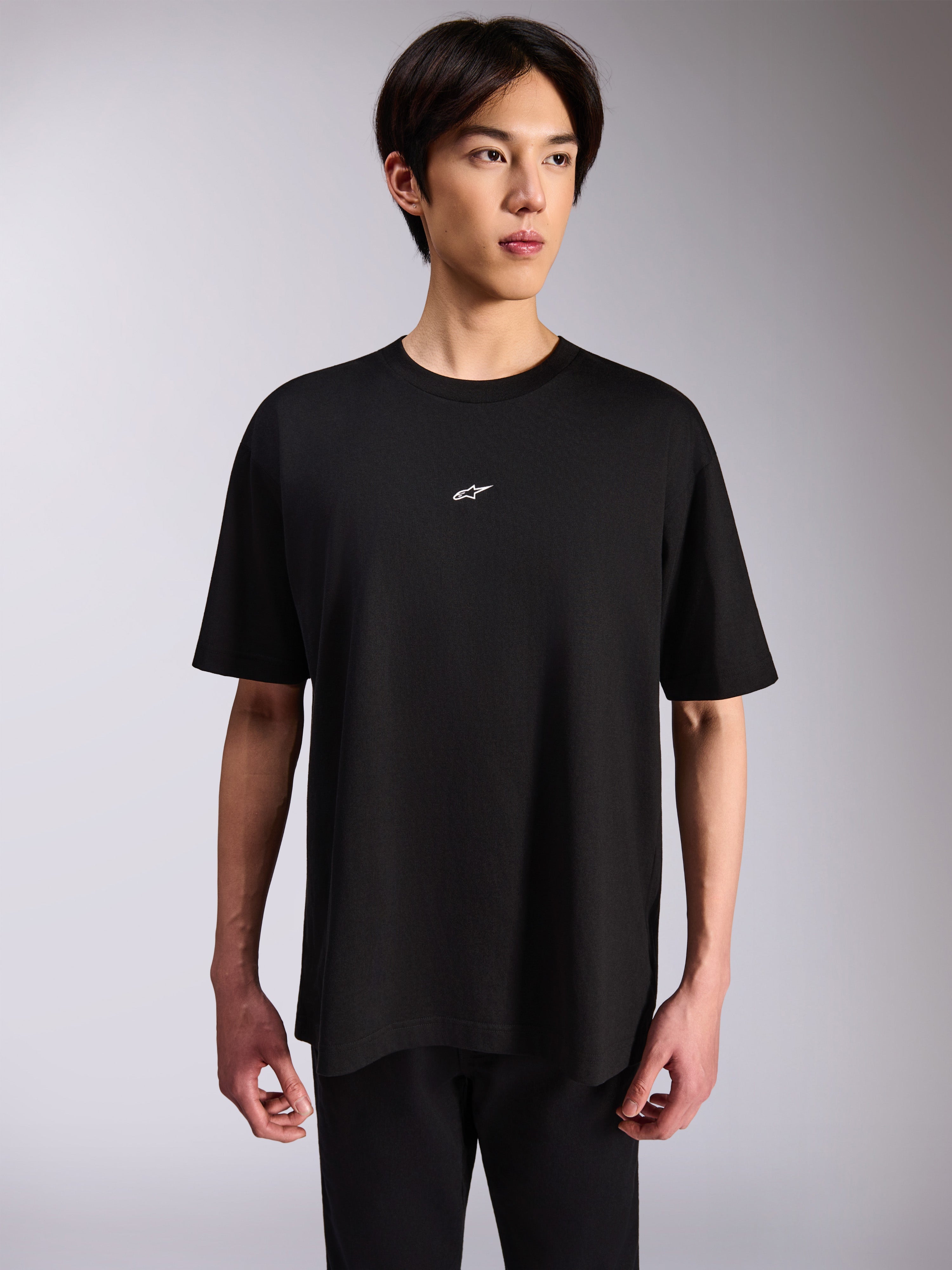 ウェア T Focused Oversized CSF - Black Sportswear Tee | Alpinestars®