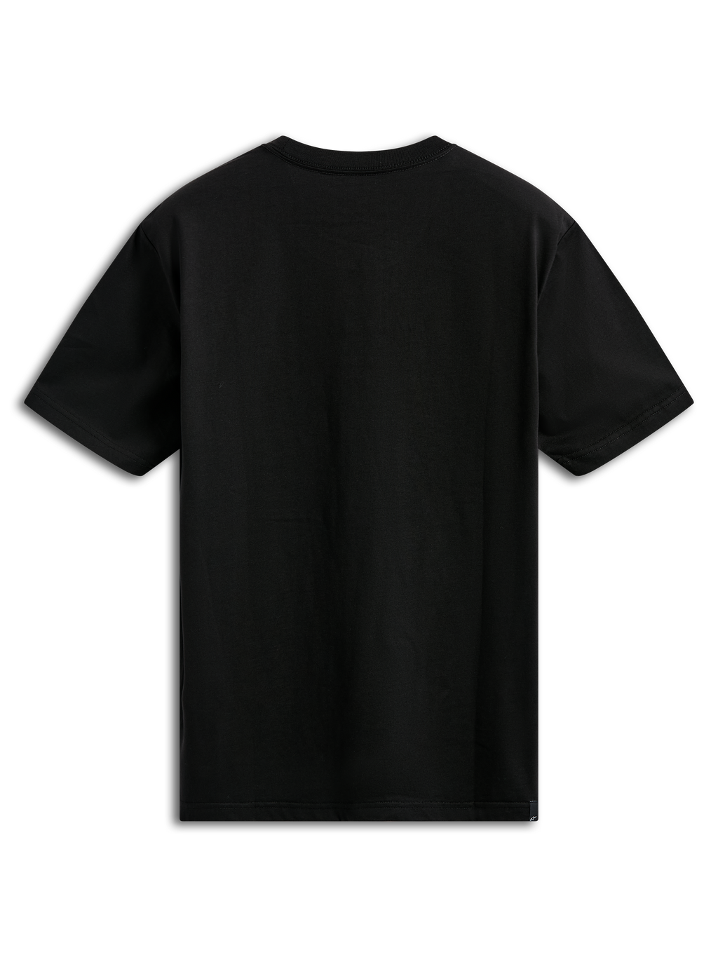 Alpinestars T-shirt Noka CSF, t-shirt à manches courtes, noir, vue de dos, couleur unie, vêtement de sport décontracté d'inspiration sport automobile
