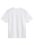 Alpinestars Abus CSF Tee, t-shirt à manches courtes, blanc, logo Alpinestars incurvé avec logos multiples empilés, vêtement de sport automobile décontracté