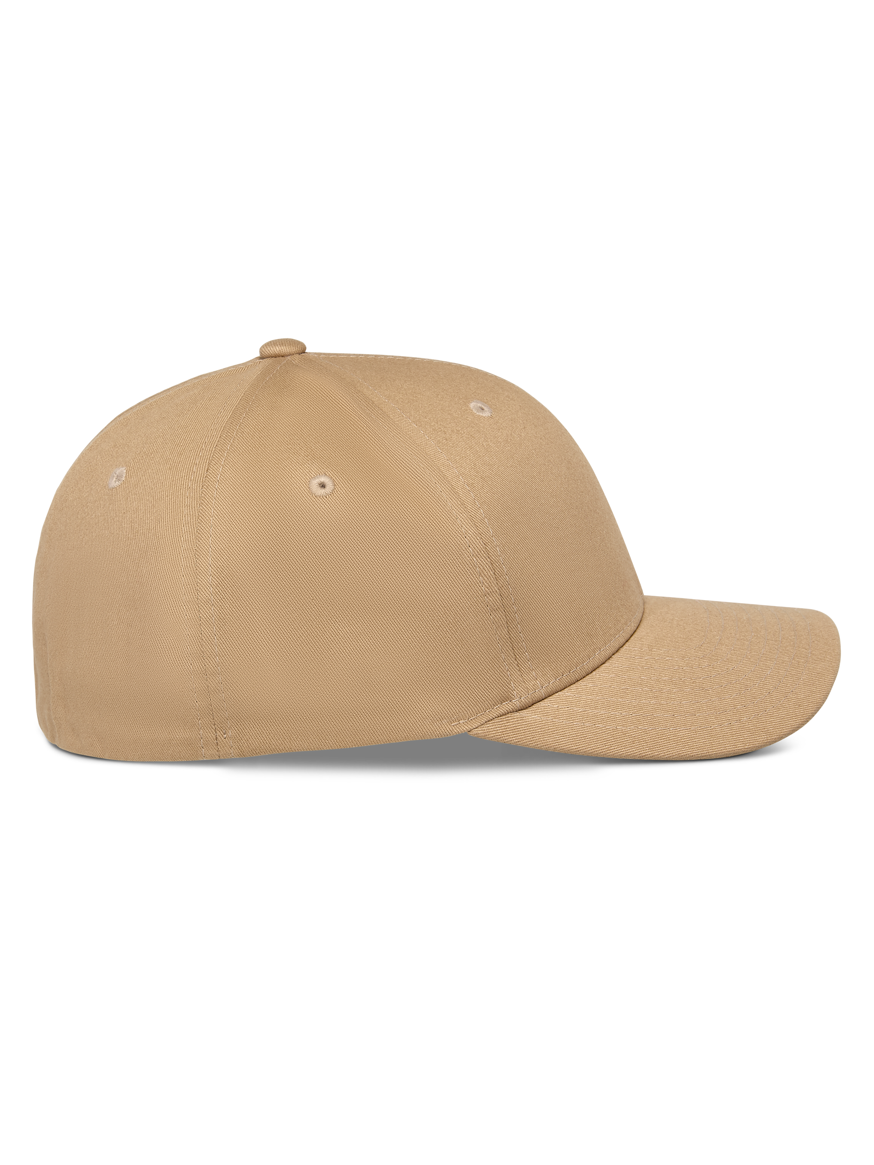 Casquette Alpinestars Pivot, casquette de baseball décontractée, Khaki sable, vue de profil avec visière courbée et couronne structurée, tissu en sergé durable, design sportswear minimaliste